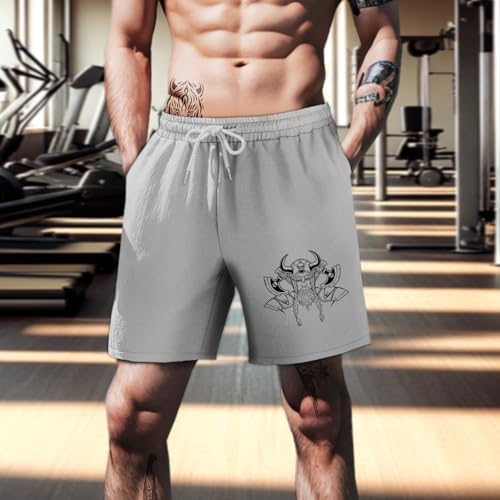 Mens Quick Dry Athletic Shorts Gym Workout Lightweight Beach Casual Outdoor Big and Tall Elastic Waist Comfy Pants2