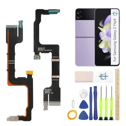 HBIHGHHONG for Samsung Galaxy Z Flip 4 5G Motherboard Connector Ribbon Flex Cable Replacement for SamsungZ Flip4 SM-F721U LCD Spin Axis Mainboard Flex Cable Repair Parts