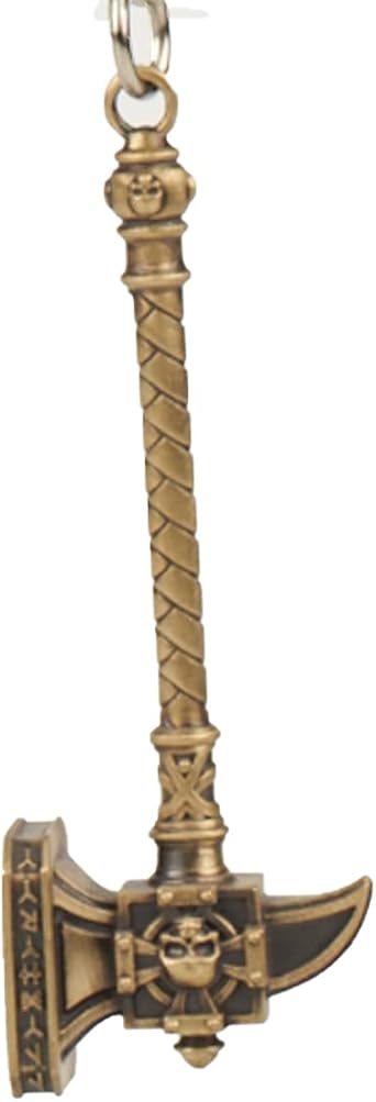 Starforged Compatible with Total War: Warhammer Ghal Maraz Caledor II Keychains Men's Gifts 1 PC