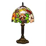Magihandランプティファニー風ステンドグラス手作りランプデスクトップ照明花の1ライト (C)