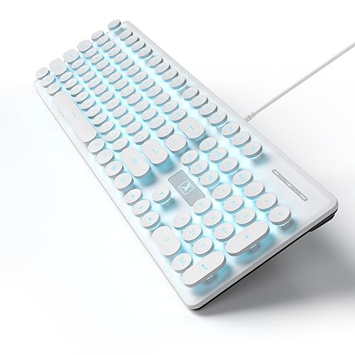 K901 Gaming Keyboard Retro Punk Typewriter-style U... - Grandado