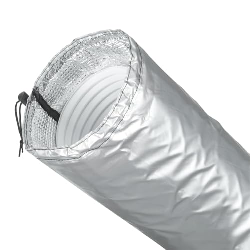 Tuyau climatique de revêtement d'isolation - Réciprocité thermique, isolation flexible des tuyaux | Mise en œuvre de désinstallation Contrôle de la puissance de l'air, Glissière -Le plus grand