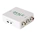 Akale 1080P HDMI to RCA AV Composite CVBs Video Converter Adapter Support PAL/NTSC with HDMI Cable 3RCA Cable for PC Laptop Xbox PS4 TV STB VHS VCR Camera DVD Roku 2 Roku 3 and AppleTV,White