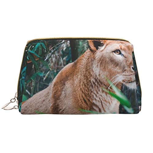 Trousse de maquillage en cuir blanc pour éviter le désordre et protéger vos pinceaux de toilette