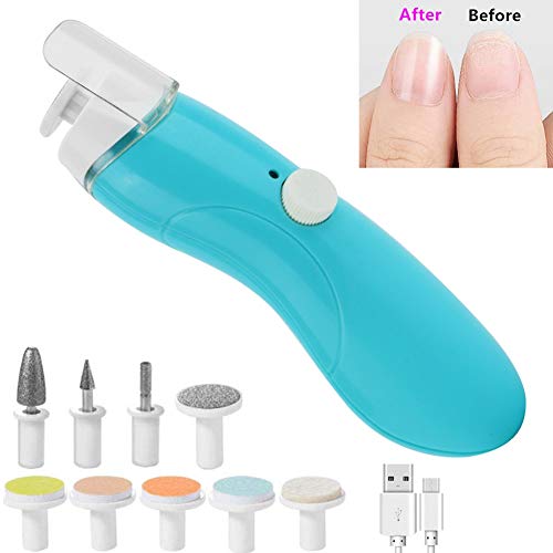 Babymanicureset, 9 in 1 elektrische babynagelvijl Babynagelverzorgingsset Nagelknipper voor baby's Nagelpolijstmanicure… - Image 5