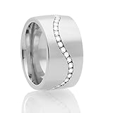 - Made in Germany Schmuck Ring Edelstahl Zirkonia Top Design Kado 22000019