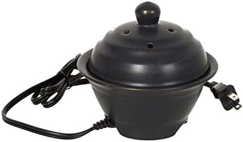 Hosley's 5" High Electric Liquid Potpourri Pot Ceramic Warmer - 110 volts. Ideal GIFT for Weddings, Party, Spa, Reiki, Meditation. P1