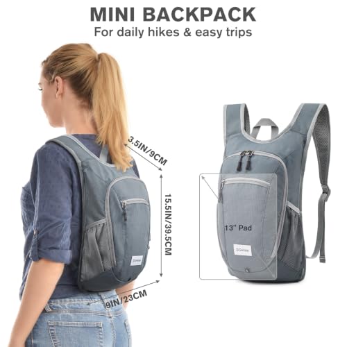 Image of G4Free 10L /15L Hiking Backpack Lightweight Packable Hiking Daypack Small Travel Outdoor Foldable Shoulder Bag
