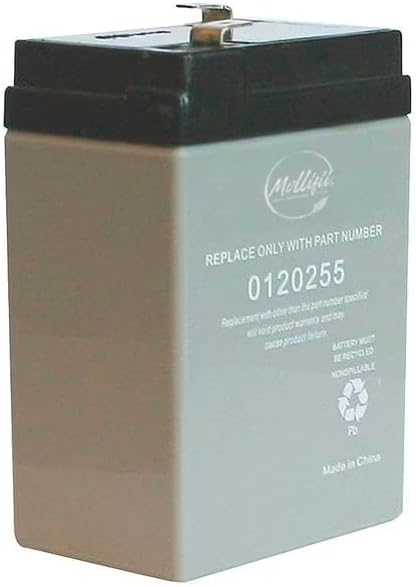 Battery, Sealed Lead Acid, 6V, 4.5A/HR., Mfr: 0120255-A