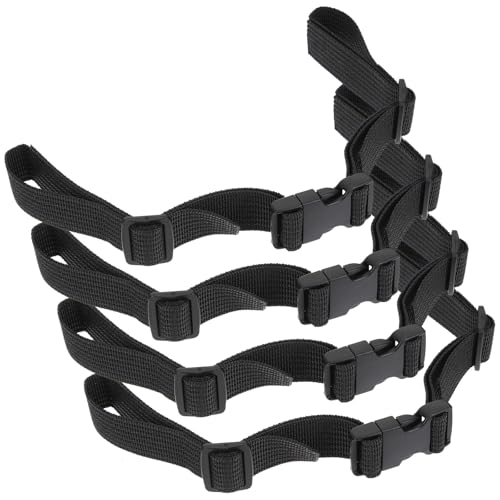 LRXIYODE Cinghie per Bagagli Fibbia Regolabile, Set 4 Pezzi 2 Cm Larghezza, Cinghie di Fissaggio Multiuso per Kayak, Zaini e Trasporto Outdoor