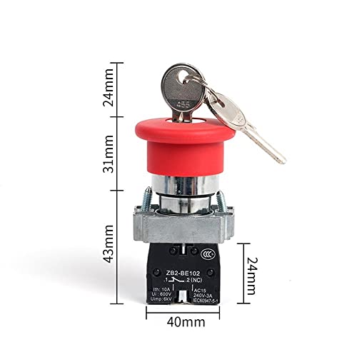 Bouton d arrêt d urgence XB2BS142C pour éviter les redémarrages