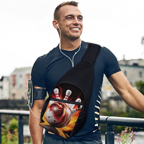 Morrales Sling Bolsa para Bolos para Senderismo Casual miniatura 3