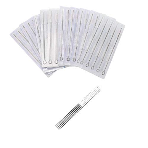 Tattoo Needles,New Star Tattoo 50pcs 5 Flat Shader Pre-made Sterile 5f Tattoo Needles 5f 1205F