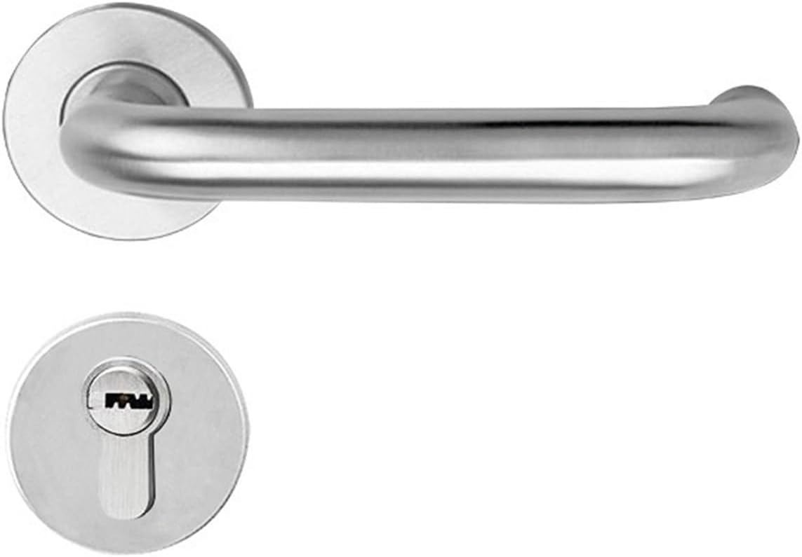 304 Stainless Steel Split Lock HC3008 Handle Lock Double Curved Handle Indoor Door Office Door Lock