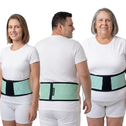 Lumbowrap Sciatica Belt for Men & Women Sacroiliac Hip Wrap for SI Joint Pain Relief Sciatic Nerve Lower Back Support Pelvic Pain Arthritis Spinal Stenosis Mobility & Obesity Support (Medium)