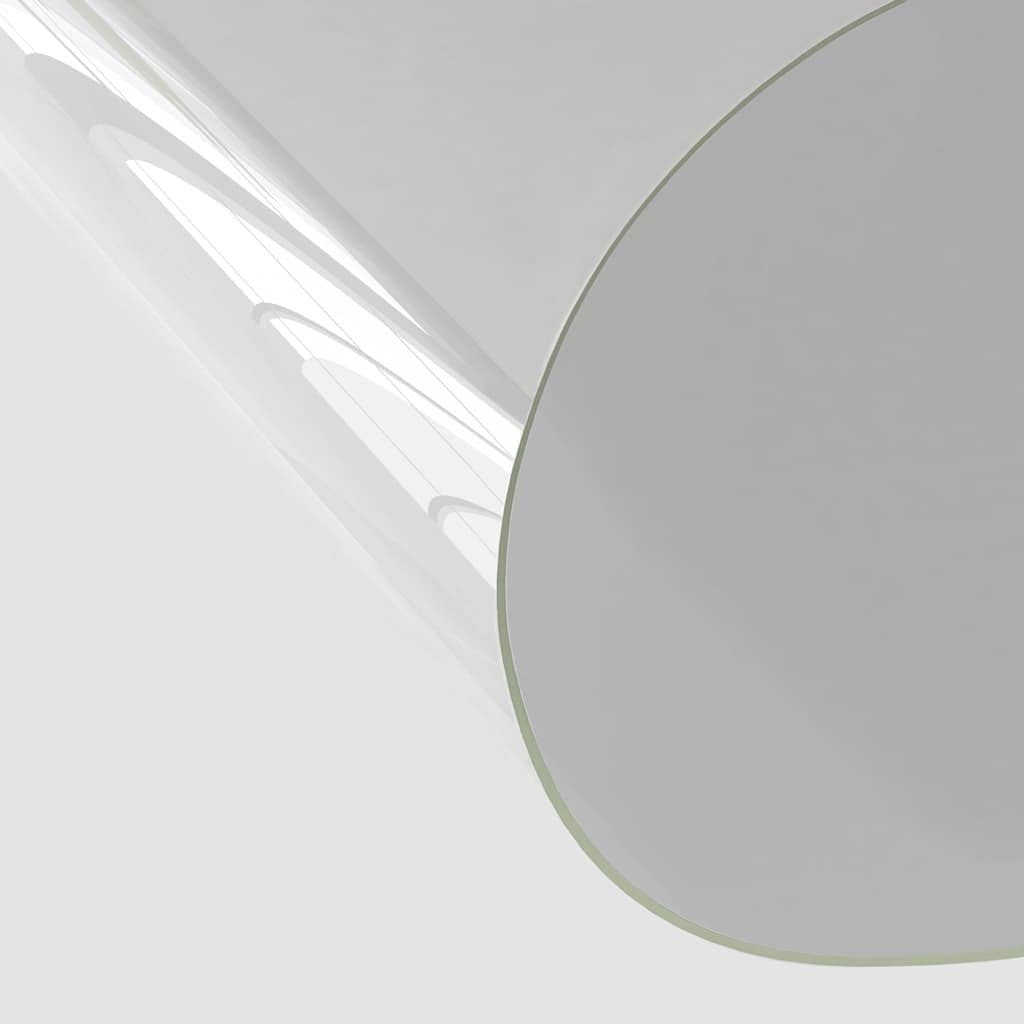 Tischfolie Transparent PVC 70x70 cm 1,6 mm quadratisch wasserdicht Kratzfest tischschutz abwaschbare tischdecke schreibtischunterlage für draußen und innen