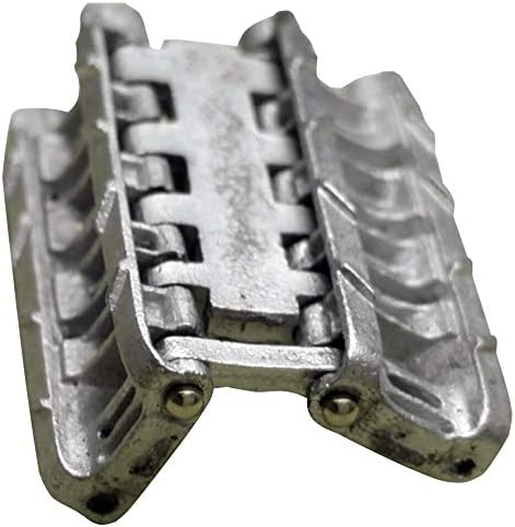 Warp United 1/35 Workable Metal Transport Pattern 3 Track Links Set with Pins: German Panzer Tiger II King Tiger Jagdtiger Model Kit