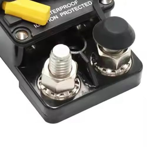 Disyuntor Manual Universal de 12V a 48V con botón de reinicio para evitar fallos eléctricos 5
