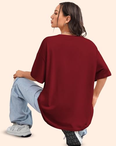 Image of AUSK Oversized T-Shirt for Womens || Graphic Front Printed Loose fit Womens Tshirt
