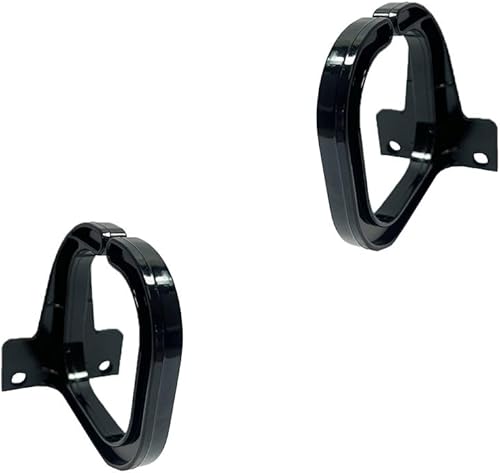 Miniatura 8 de Quest Manager de cables vertical con anillo en D, 25 cables, paquete de 3 unidades, negro (VD-00-025-3)