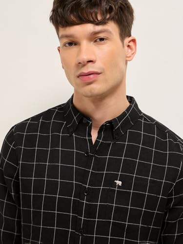 Image of THE Bear House Men's Printed Relaxed Fit Shirt