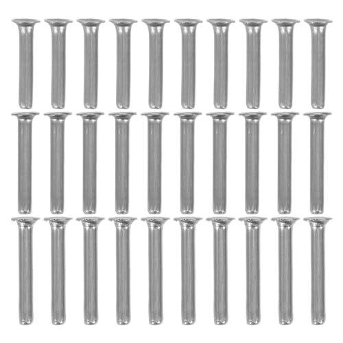 Mipcase - Mipcase Kit de Réparation 30 Œillets Tubulaires pour Parapluie Pliant Rivets Creux et Semi-Tubulaires en Métal Connecteurs Résistants pour Baleines Accessoires de Rechange pour
