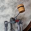Low Boy Lightweight Wood Bass Drum Beater - Versatile Light-Weight Kick Drum Beater with Wood Surface & Aerospace-Grade Steel Rods #4