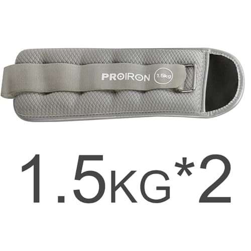 PROIRON Ankle Weights Wrist Leg Weights for Women Men 3 LBS in Pair Reflective Ankle Weight Set for Fitness Exercise Jogging Aerobics by PROIRON - Used condition - Image 9