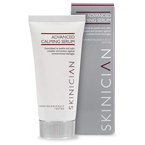SKINICIAN Advanced Calming Face Soothing & Cooling Anti Ageing Serum for Sensitive Skin -Reduces Breakouts & Redness For Salon Professional Skincare for Women, 50 millilitre Cover