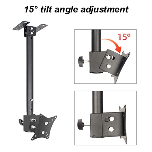 Support TV double de plafond pour optimiser les petits espaces et supprimer les reflets