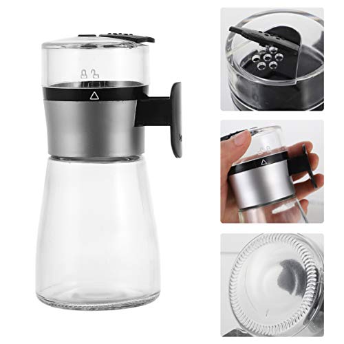 Hemoton Shakers de Tempero de Vidro Garrafas de Cozinha Transparentes Peneira de Especiarias Churras