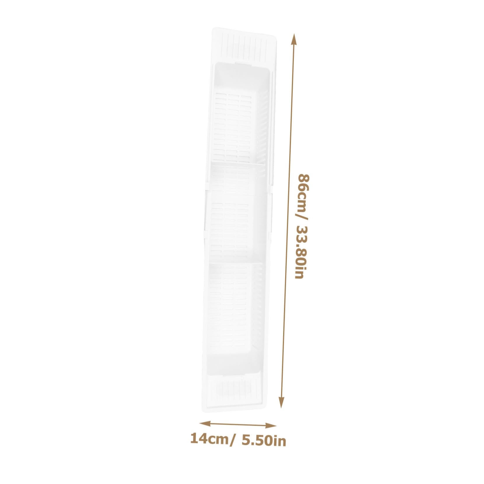 Cabilock 1Pc Creative Stretchable Bathtub Rack Holder Sundries Storage Stand Retractable Design for Bathtubs Easy Access for Soap Towel and White