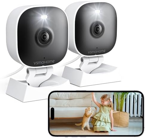 2K Cameras for Home Security,Indoor/Outdoor for Baby/Elder/Pet Mo...