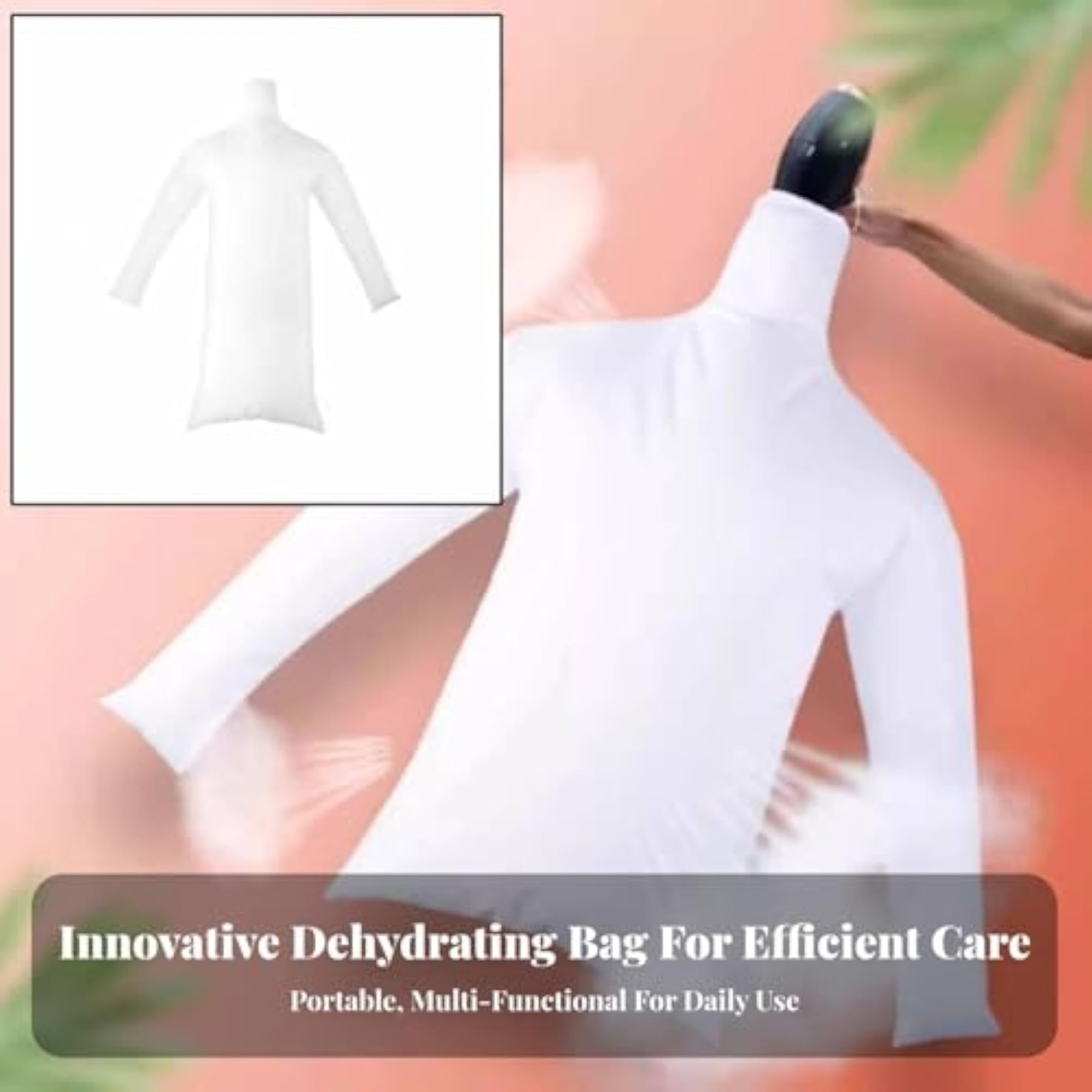 Quick Dry Inflatable Storage Pouch for Hair Dryer