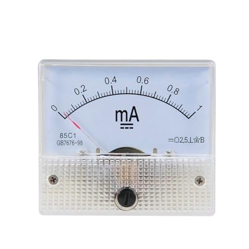Ampèremètre analogique CC pour tester la consommation d'un circuit 500mA