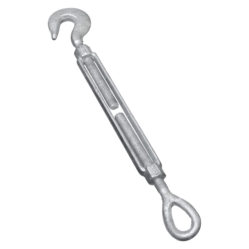 Tensor gancho/ojo galvanizado de 5/8 para cables y tensores de acero Stanley National Hardware