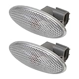 AUPARTIK Side Turn Signal Lamp Fender Light Fit For Toyota Yaris 2006-2011 RAV4 2006-2009 Auris 2007-2010 Corolla 2007-2010 Side Marker Light 81730-02090 Amber 1Pair