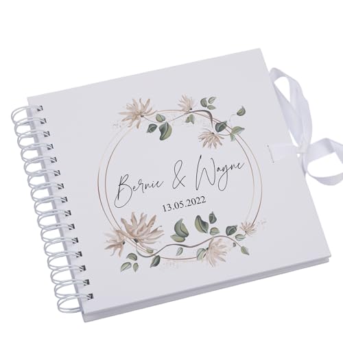 Personalised Wedding Scrapbook, Guest Book, Photo album Wedding Couple
