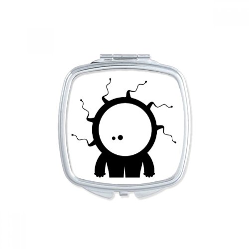 Miroir de poche alien de poche mignon et compact multicolore - 2