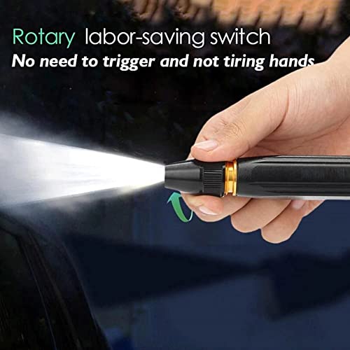 Image of ZUDELLA Plastic ||Portable High Pressure Washing Water Gun||Direct Spray Gun|| New Direct Spray Car Wash Water Gun||Car Wash Garden Watering Tool||Black High Pressure|| (Black Nozzle), 2.6 cm