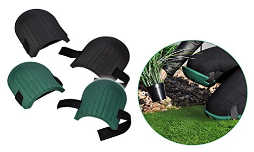 Preisvergleich Produktbild HI Knieschoner Knieschützer Knieschutz für Garten Heimwerken 94077 schwarz