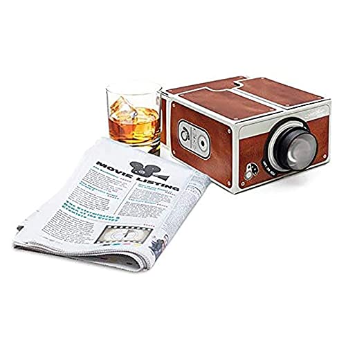 Proiettore portatile Smart Phone Proiettore in cartone per famiglia/compleanno Usw.Home Cinema Audio Proiettore