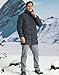 Pioneer Camp Winterjacke Herren Länge Daunenjacken Geschwollene Steppjacke Winddichtes Design Mit Kapuze, Warme Volle Zip Wintermantel Mit Taschen Winterjacke Parka