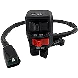 Handlebar Switch Engine Start Stop Run Off Headlight for Kawasaki Bayou 300 KLF300 Bayou 400 KLF400...