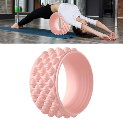UGPLM Roda traseira rolo círculo roda pilates círculo roda auxiliar antiderrapante pilates anel roda