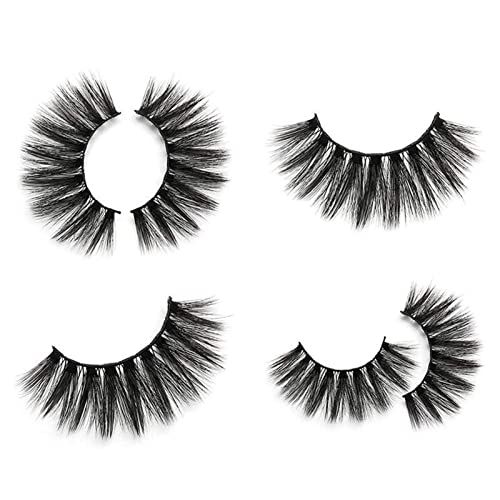 False Eyelashes Non-Allergic Fashionable Natural Messy Fake Eyelashes Makeup Tool Silver #TOP2