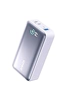 Anker Power Bank (10000mAh, 30W) (モバイルバッテリー 10000mAh 30W出力 3ポート 大容量 LEDディスプレイ搭載)【USB Power Delivery/PowerIQ搭載/PSE技術基準適合】iPhone 17 / 16 / 15 Android MacBook その他各種機器対応 (パープル)