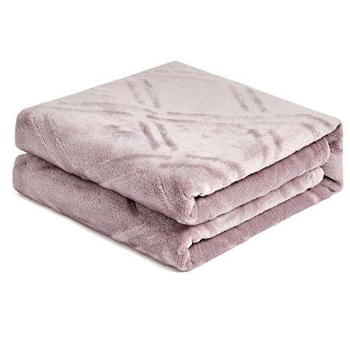 HT&PJ Super Soft Lightweight Flannel Fleece Throw Blanket Microfiber Velvet Cozy Warm Throw Blanket for Living Room (Light Purple,(Throw50 X 60)) HT&PJ Super Soft Lightweight Flannel Fleece Throw Blanket Microfiber Velvet Cozy Warm Throw Blanket for Living Room (Light Purple,(Throw50 X 60"))