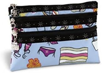 Sunny Summer Days - Mini Clutch / Cosmetic Bag - Blue