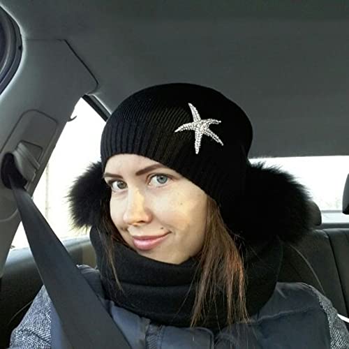 Image of Fashion Color Starfish Inlaid Rhinestones Alloy Brooch Pins Women Girls Accessories